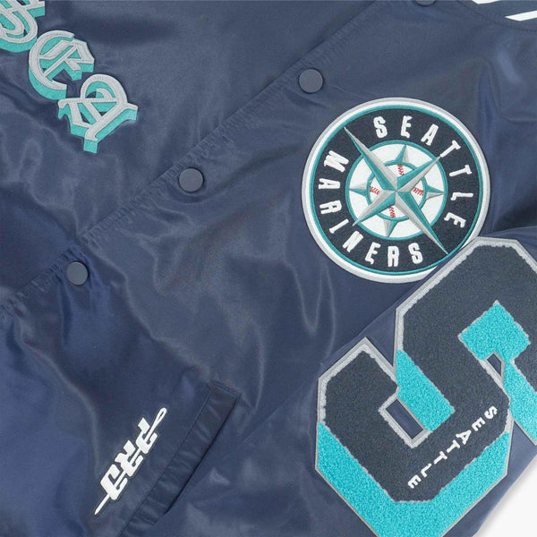 Seattle Mariners Olde Time Satin Jacket