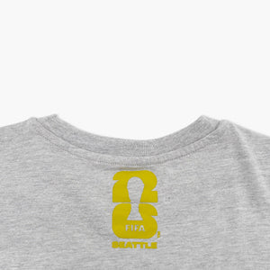 FIFA World Cup Seattle Host City 2026 Heather Grey T-Shirt