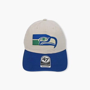 Seattle Seahawks Legacy Bone Grey Sidestep Clean Up Adjustable Hat