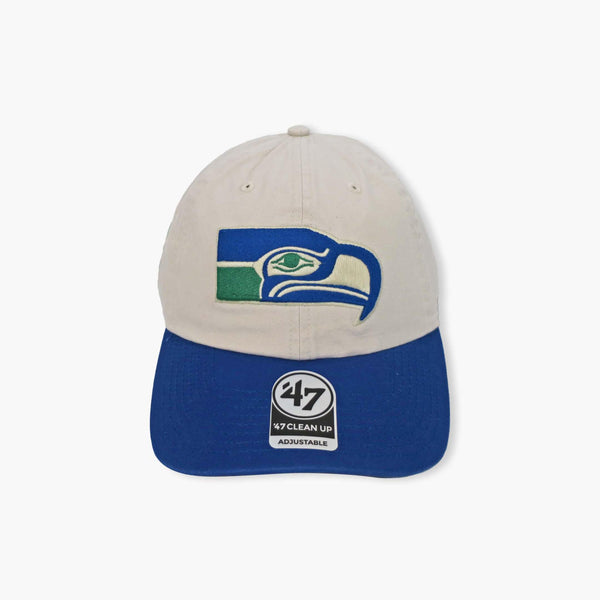 Seattle Seahawks Legacy Bone Grey Sidestep Clean Up Adjustable Hat
