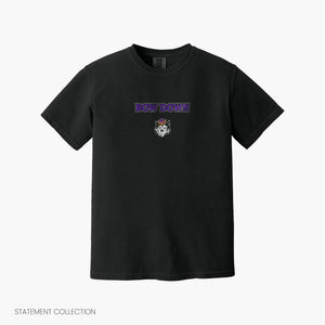 Washington Huskies Black Bow Down Comfort Colors Statement T-Shirt