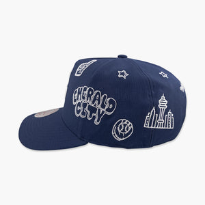 Seattle Mariners Downtown Doodle Pro Crown Snapback