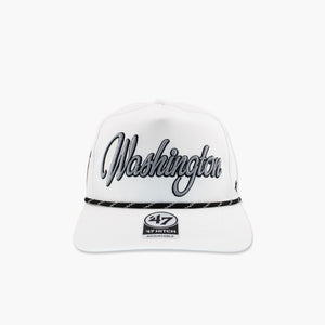 Washington Huskies Overhand Speckle White Hitch Snapback