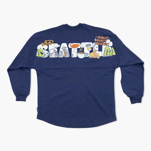 Seattle Cartoon Glitter Spirit Jersey