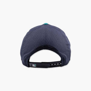 Seattle Mariners 2026 Batting Practice Navy/Teal Apex Trucker Hat