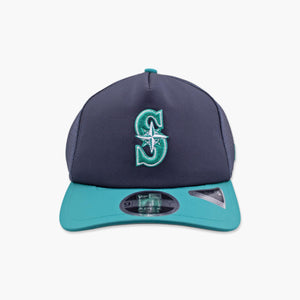 Seattle Mariners 2026 Batting Practice Navy/Teal Apex Trucker Hat