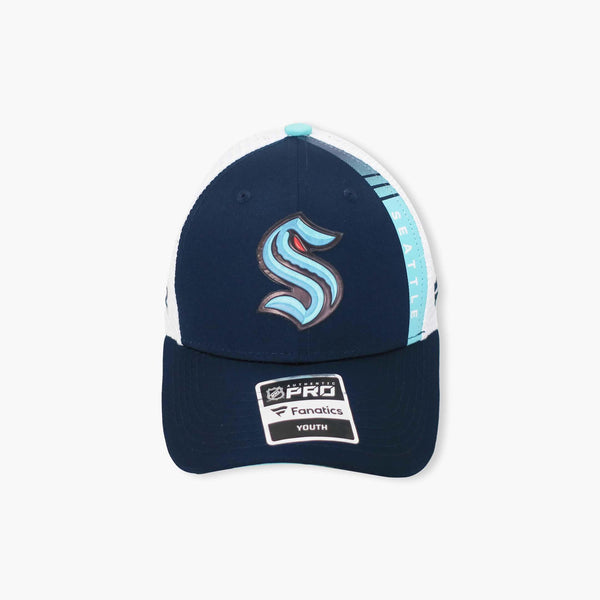 Seattle Kraken Youth Draft Structured Trucker Hat