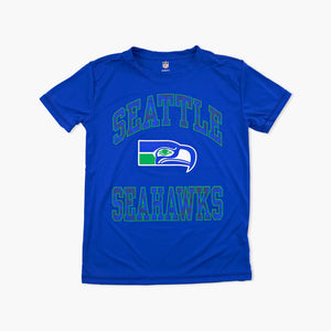 Seattle Seahawks Royal Swat Throwback Youth T-Shirt