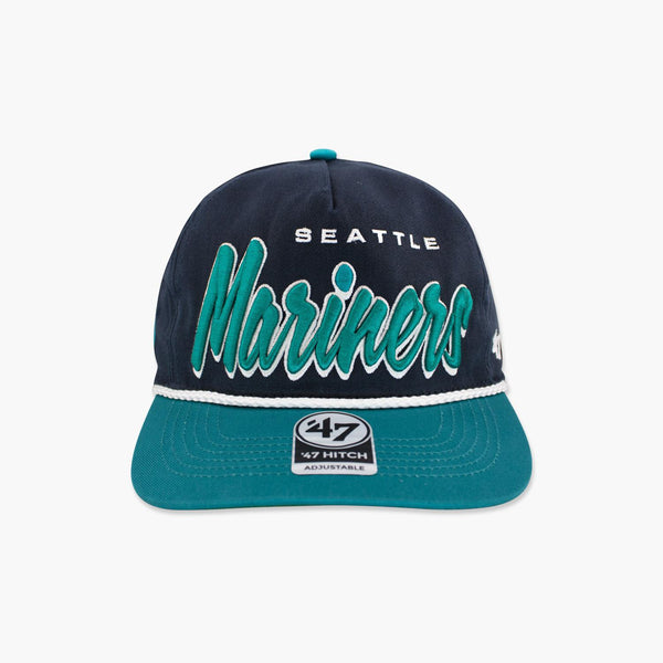 Seattle Mariners Navy Drop Shadow Rope Hitch Snapback