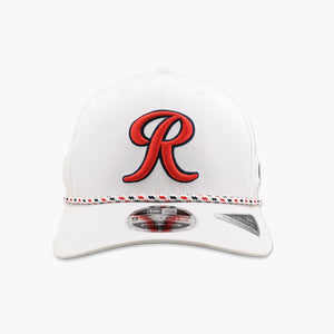 Rainiers White Performance Stretch Snapback