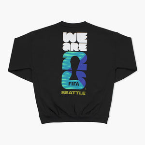 FIFA World Cup Seattle Host City Nightwave Crewneck