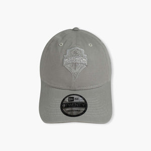 Seattle Sounders All Grey Core Classic Adjustable Hat