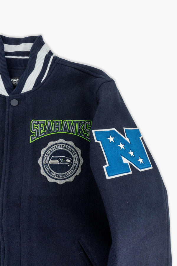 Seattle Seahawks Super Bowl Champions Varsity Jacket
