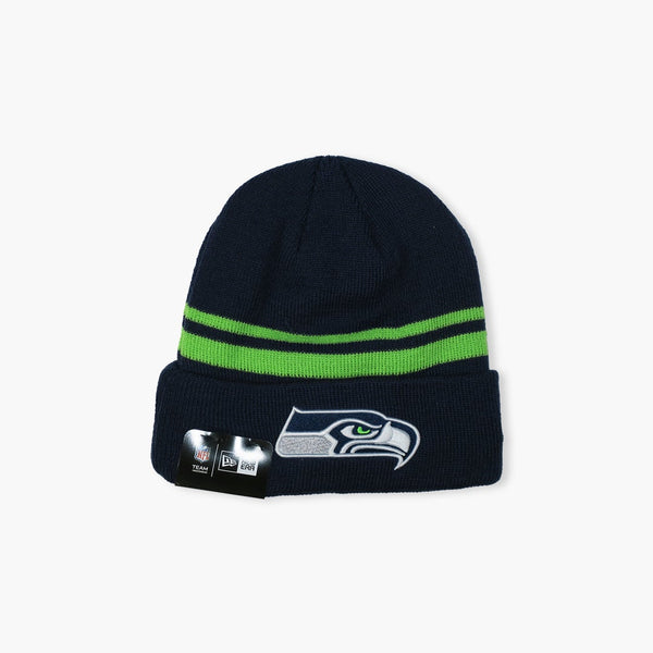 Seattle Seahawks Cuff Green Stripe Beanie