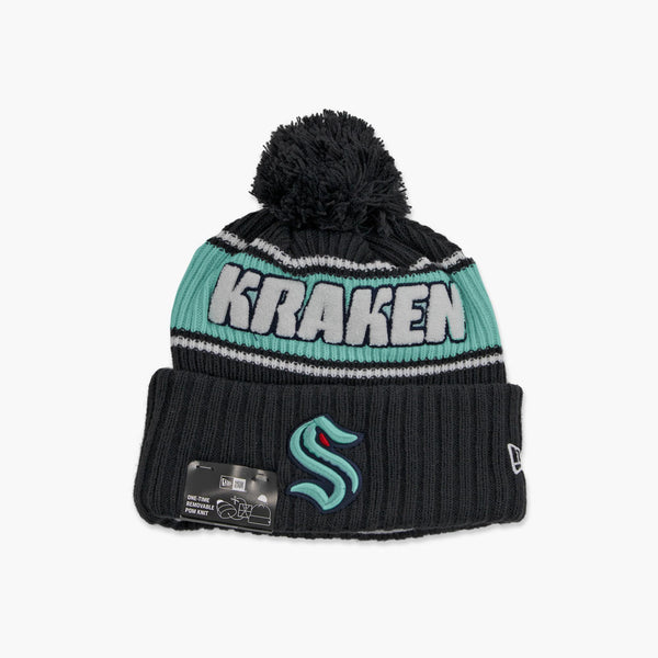 Seattle Kraken Prime Fan Cuff Pom Beanie