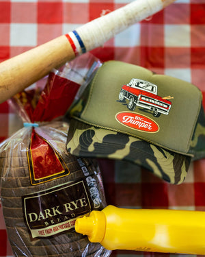 The Blue Collar Camo Trucker Hat, Big Dumper Drop 2