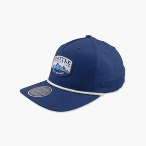 Climate Mountains Navy/White Seattle Adjustable Hat