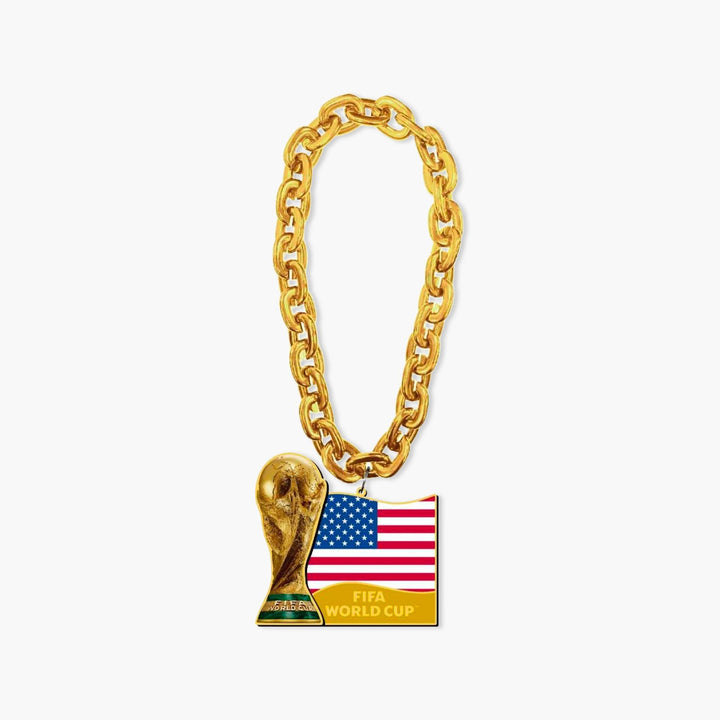 FIFA World Cup US Soccer Trophy Fan Chain