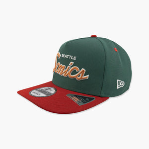 Seattle SuperSonics Heritage Rose Gold Script Snapback Hat