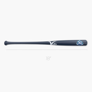 Seattle Mariners Navy Team 50th Anniversary Mini Bat