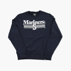 Seattle Mariners Batter's Box Navy Crewneck