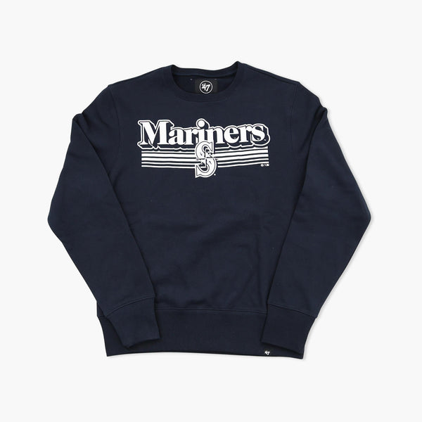 Seattle Mariners Batter's Box Navy Crewneck