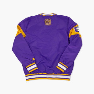 Washington Huskies Purple Script Starter Lightweight Pullover Jacket