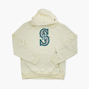 Seattle Mariners Cream Primary Logo Hoodie