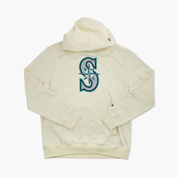 Seattle Mariners Cream Primary Logo Hoodie