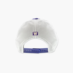 Washington Huskies Purple Downburst Mesh Hitch Snapback