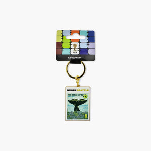 FIFA World Cup Seattle Host City Poster Keychain