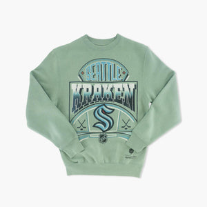 Seattle Kraken Easy Cool Evergreen Crewneck