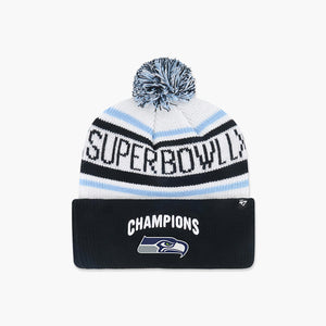 Seattle Seahawks Party Zone Super Bowl LX Champions Beanie