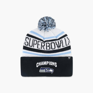 Seattle Seahawks Party Zone Super Bowl LX Champions Beanie
