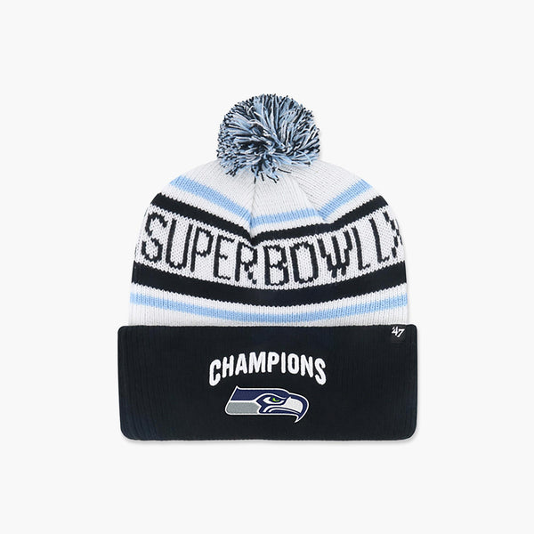 Seattle Seahawks Party Zone Super Bowl LX Champions Beanie