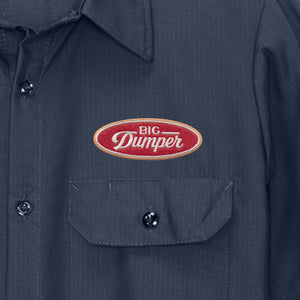 The Gameday Navy Mechanic Shirt, Big Dumper Drop 2
