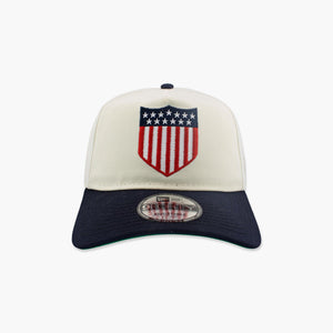 US Soccer Shield Logo A-Frame Snapback Hat