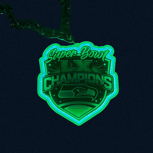 Seattle Seahawks Super Bowl LX Champions LED Fan Chain