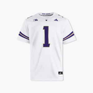 Washington Huskies Adidas 2025 White Away Jersey