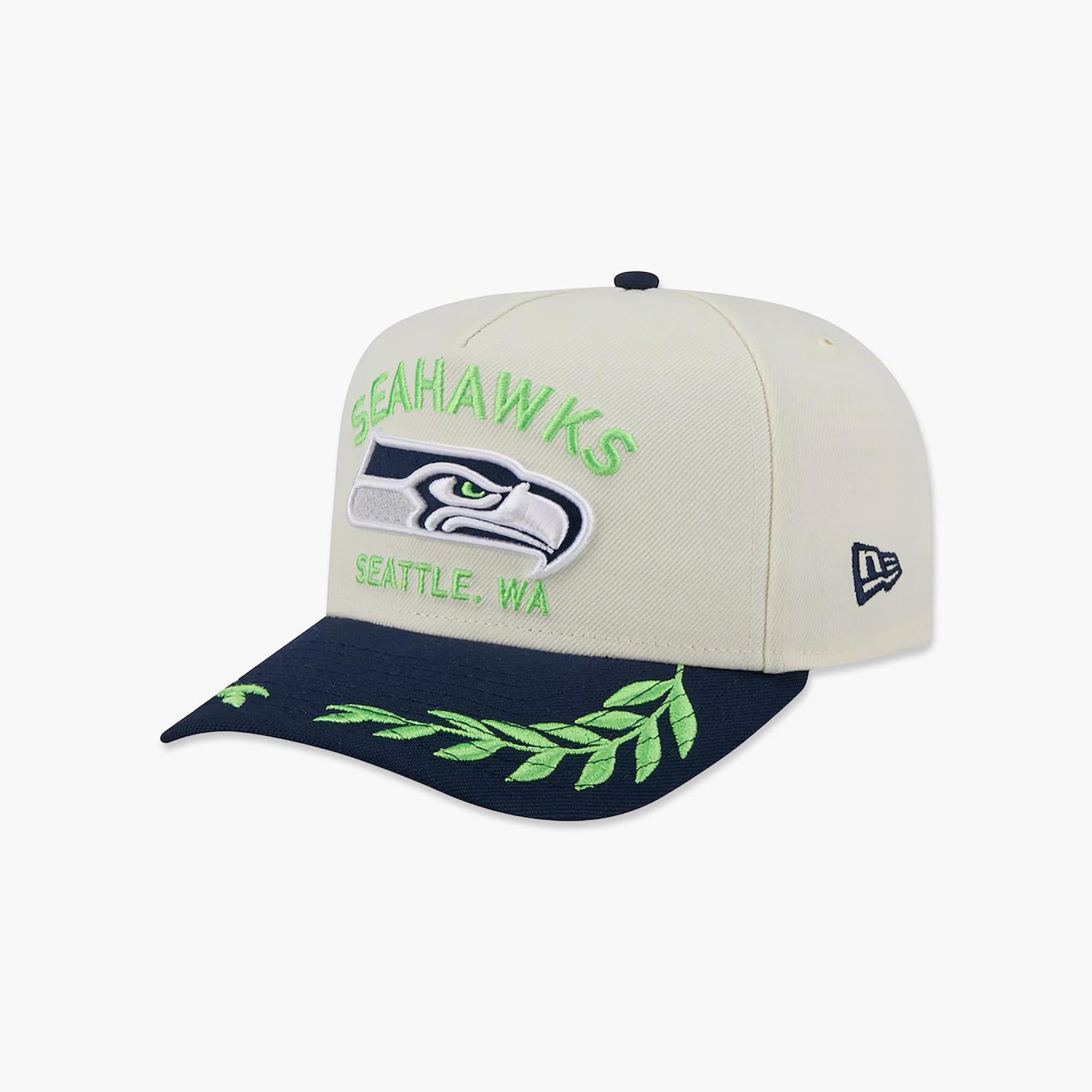 Seattle Seahawks 2025 NFL Draft Cream A-Frame Snapback – Simply