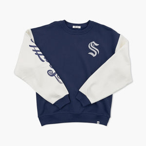 Seattle Kraken Double Header Andie Women's Crewneck