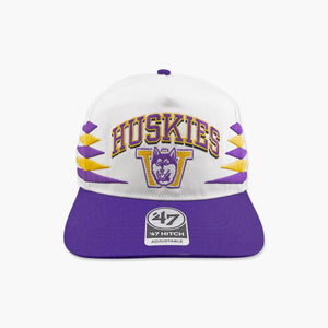 Washington Huskies White Diamond Dawgs Hitch Snapback