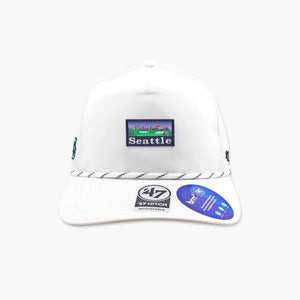 Seattle Mariners Vacation White Nylon Hitch Snapback