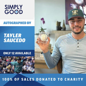 AUTOGRAPHED By Taylor Saucedo - Seattle Mariners Baseball