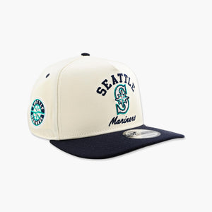 Seattle Mariners Cream Primary Logo Dugout Classic A-Frame Snapback