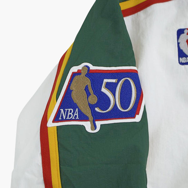 Seattle SuperSonics 1996 Home White Warm Up Jacket
