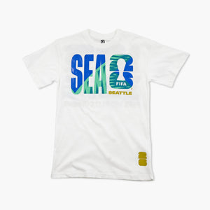 Seattle FIFA World Cup 2026 Official Host City White T-Shirt