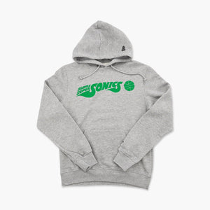 Seattle SuperSonics Grey Rocket Ship Hoodie