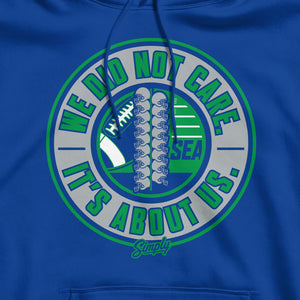 Royal We Did Not Care Badge Hoodie