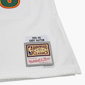 Seattle SuperSonics Gary Payton 1996 White Swingman Jersey